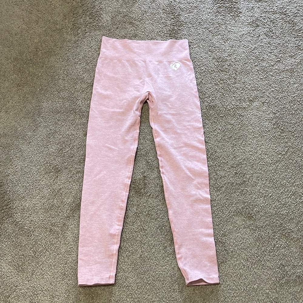 Women's Pink High-Waisted Leggings